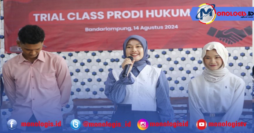 Trial Class Prodi Hukum Bisnis IIB Darmajaya: Menyalakan Semangat Calon Mahasiswa Baru