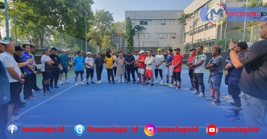 Pemprov Lampung Uji Tanding Tenis Lapangan dengan Kemenpora