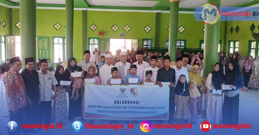 Maulid Nabi, BAZNAS dan IPHI Tulangbawang Barat Santuni 100 Yatim Piatu