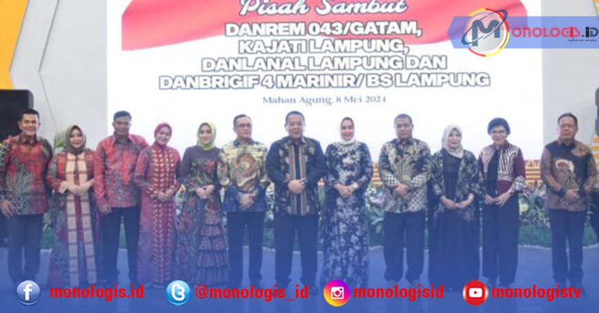 Ketua DPRD Lampung Hadiri Pisah Sambut Sejumlah Pimpinan Forkopimda