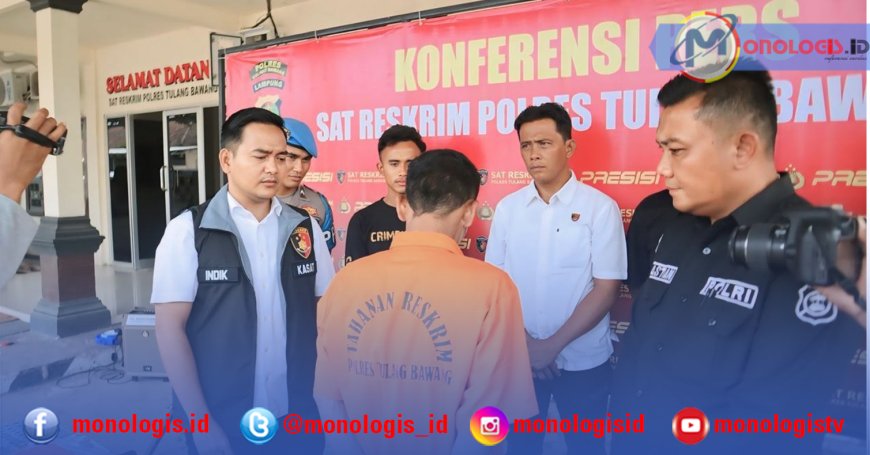 Nelayan Tulangbawang Tembak Tetangga Gegara Cemburu
