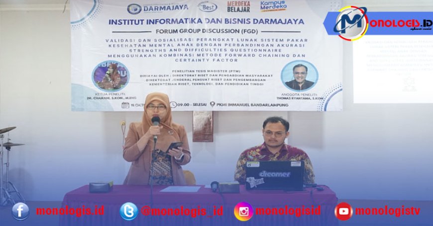 Dosen dan Mahasiswa Darmajaya Luncurkan Solusi Kesehatan Mental Anak di PKMI Immanuel