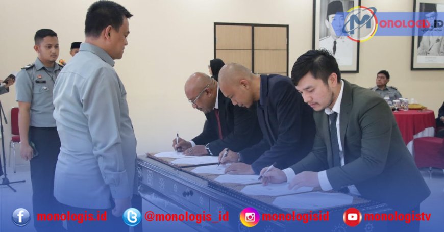 Berikan Bantuan Hukum, 18 OBH Tandatangan Kontrak Addendum Dengan Kemenkumham Banten
