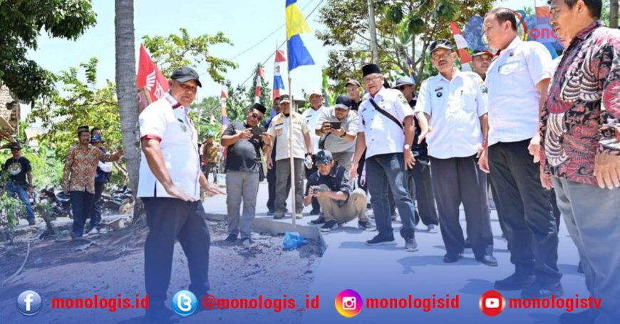 Nanang Ermanto Resmikan Jalan di Bakauheni