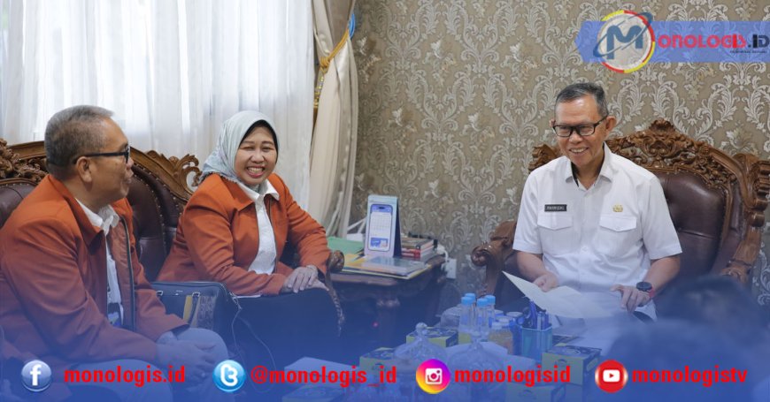 Sekdaprov dan Rektor Unila Bahas Progres Hibah Lahan