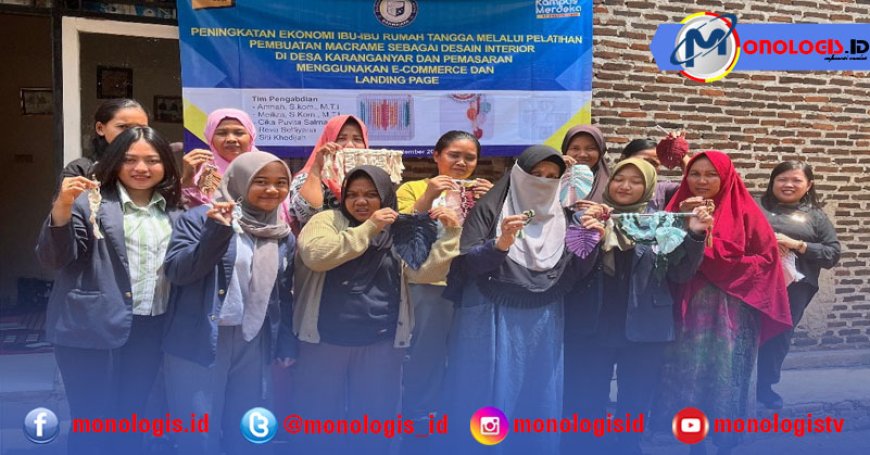 Mengubah Hobi Jadi Penghasilan! Rahasia Ibu-Ibu Desa Karanganyar Sukses Jualan Macrame di E-Commerce