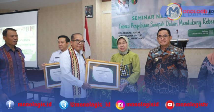 Unila Raih Penghargaan atas Kontribusi Aktif Kelola Sampah di Lampung