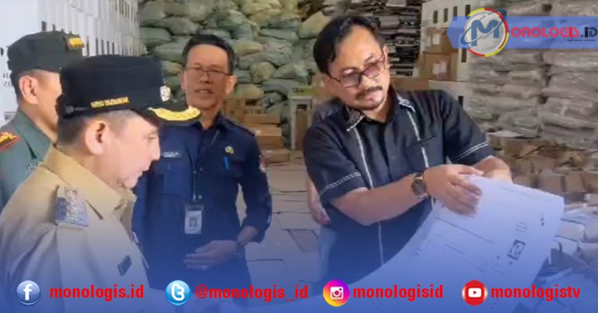 Pjs Walikota Bandarlampung Minta Gudang Logistik KPU Dipasang Police Line