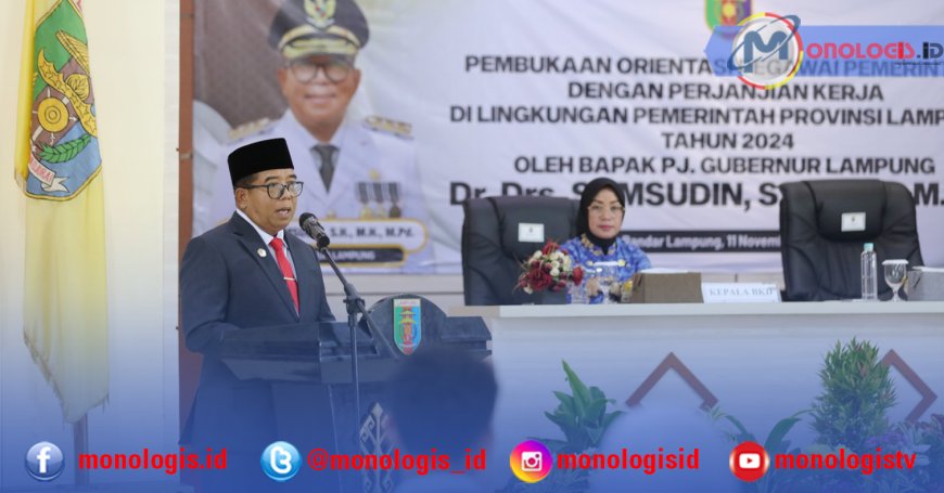 Pj Gubernur Lampung Buka Orientasi P3K