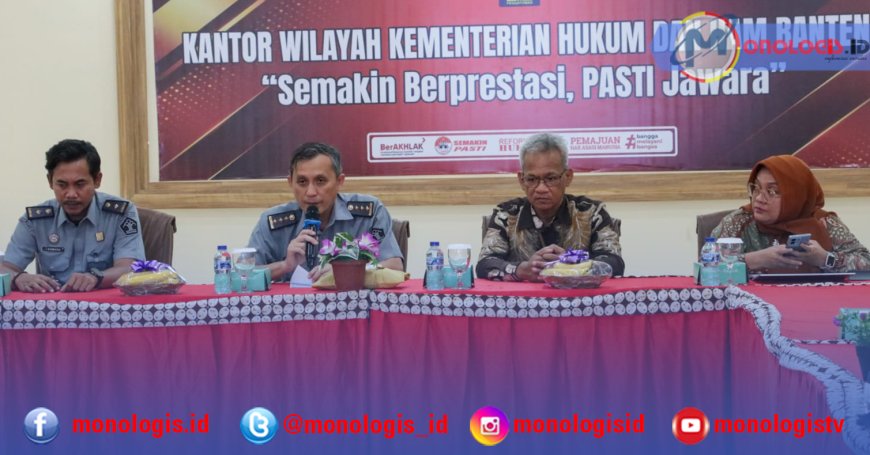 Kemenkumham Banten Fasilitasi Pemadanan Data Pejabat PPNS