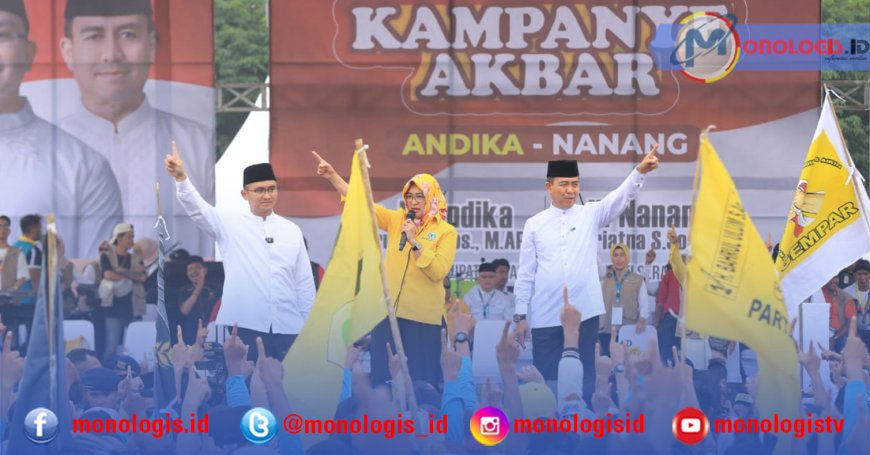 Airin Ajak Masyarakat Kabupaten Serang Berdemokrasi dengan Hati Nurani