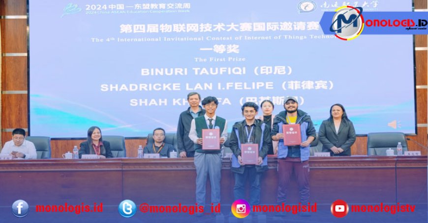 Mahasiswa IIB Darmajaya Raih Bronze Award di Ajang IoT Internasional di Tiongkok
