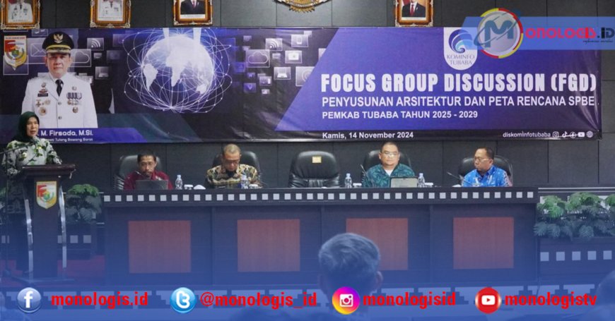 Diskominfo Tulangbawang Barat Gelar FGD Penyusunan Arsitektur dan Peta Rencana SPBE