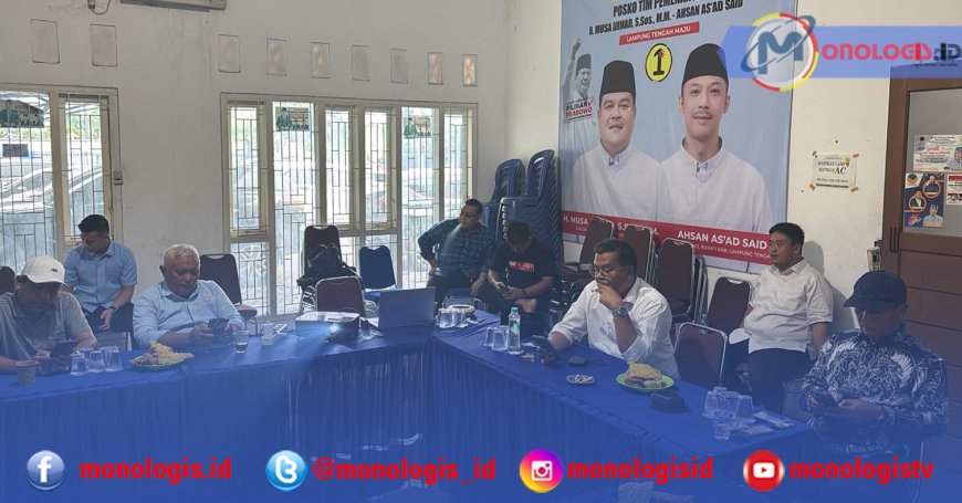 Musa Ahmad-Ahsan Asa’ad Said Gelar Hitung Cepat di Posko Pemenangan