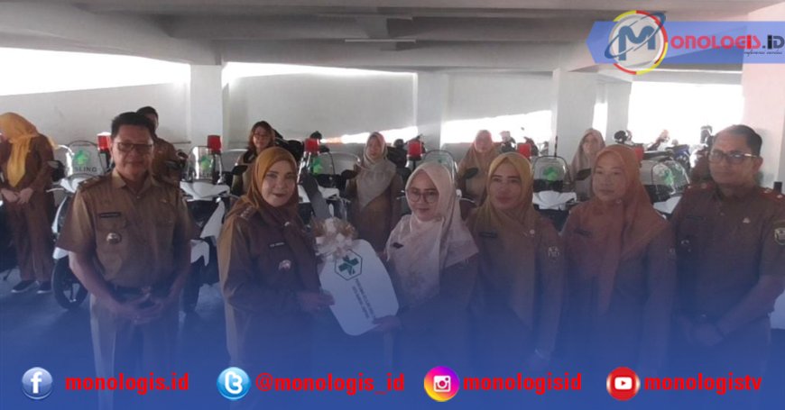 Pemkot Bandarlampung Bagikan Motor Keliling ke Petugas Puskesmas di 20 Kecamatan