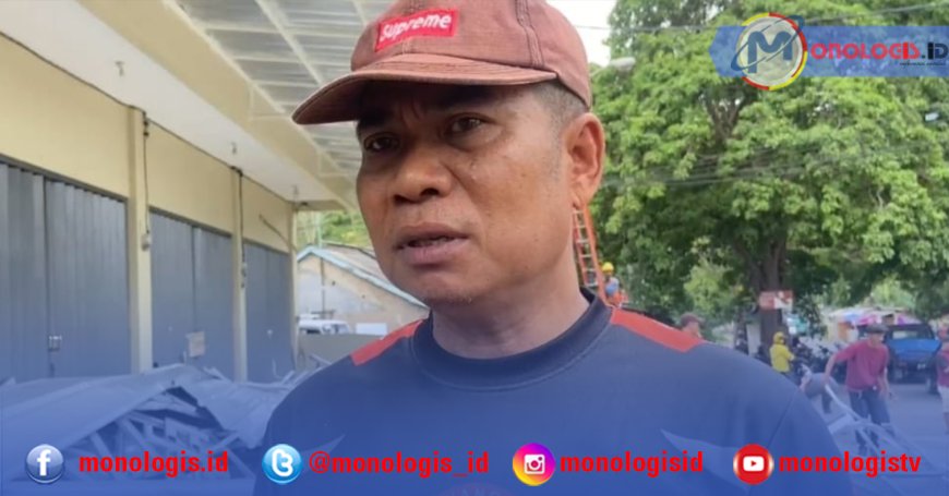Atap Ruko Terbang Ditiup Angin Kencang