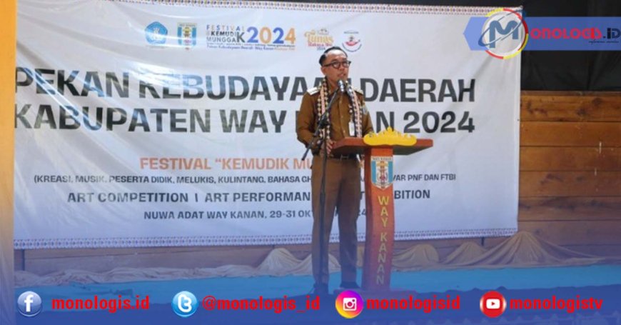 Bupati dan Ketua TP PKK Hadiri  Pekan Kebudayaan Daerah Waykanan 2024