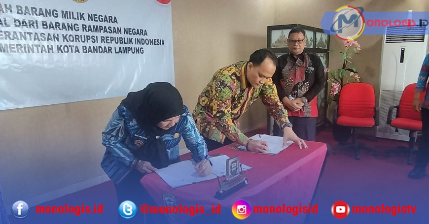 KPK Serahkan Aset Rampasan Senilai Rp42,9 Miliar ke Pemkot Bandarlmpung