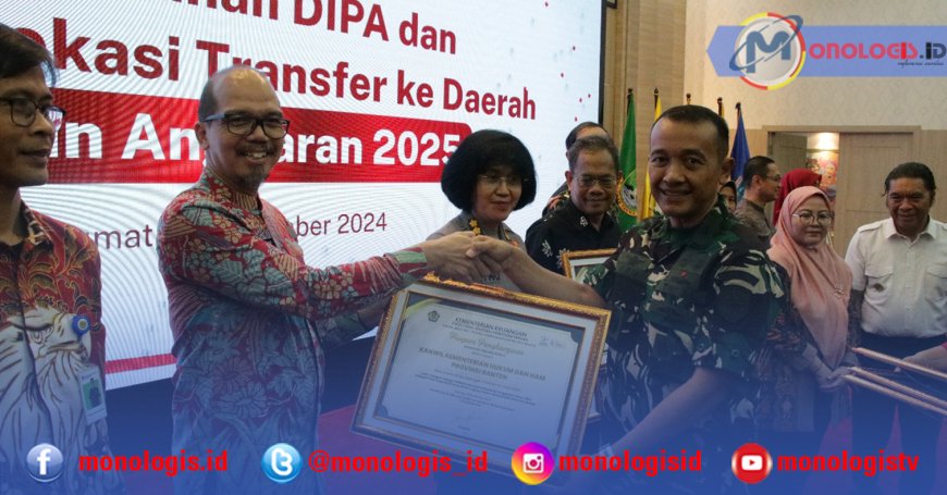 Kumham Banten Raih Penghargaan Terbaik Pertama Capaian IKPA 2024