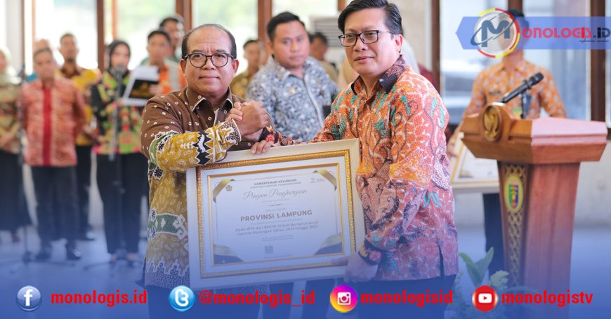 Pj. Gubernur Samsudin Lampung Serahkan  DIPA dan TKD 2025