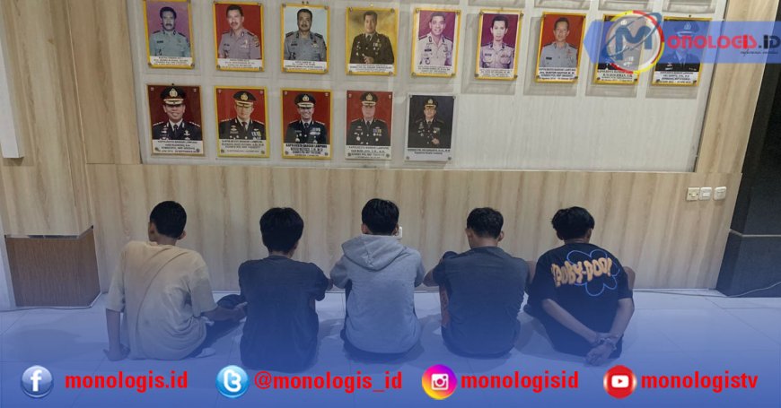 Polisi Gagalkan Aksi Tawuran di Bandarlampung, Lima Remaja Ditangkap