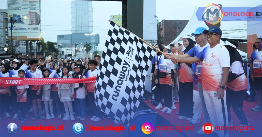 Dilepas Pj Gubernur Lampung, Bank Lampung Run 2025 Diikuti Ribuan Peserta