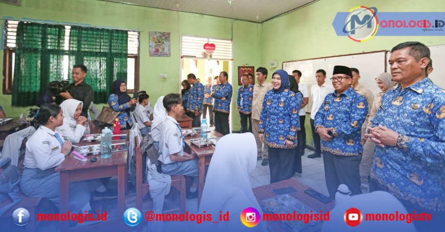 Samsudin Tinjau Pelaksanaan Program Makan Bergizi Gratis di Bandarlampung