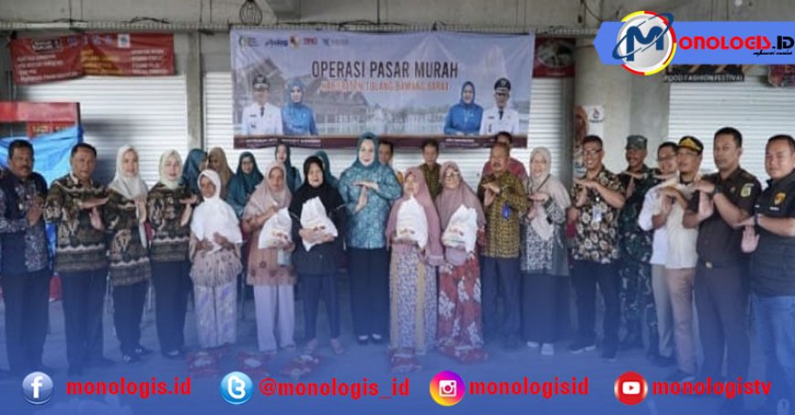 Waka TP PKK Tubaba Tinjau Ketersediaan dan Harga Pangan di Pasar Pulung Kencana