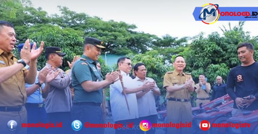 Gapoktan dan Brigade Pangan Di Tulangbawang Terima Puluhan Unit Alsintan