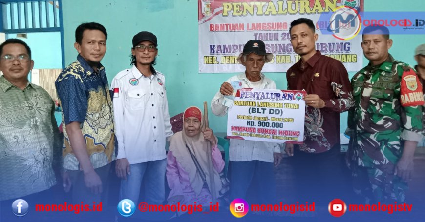 Jelang Lebaran, Sungainibung Salurkan BLT-DD
