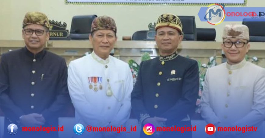 Qudrotul Hadiri Rapat Paripurna HUT ke-28 Tulangbawang dan Hari Jadi Provinsi Lampung ke-61
