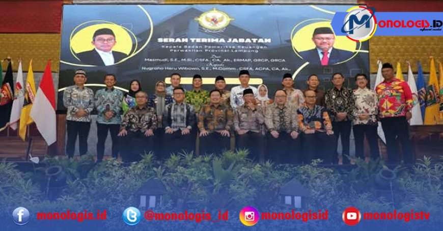 Sertijab Kepala Perwakilan BPK RI Lampung Dihadiri Oleh Ketua DPRD Lampung