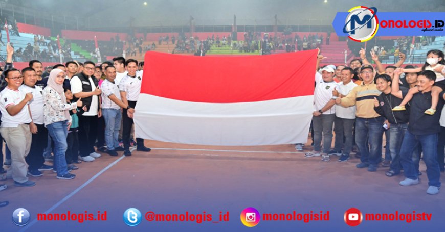 Nobar Timnas di GWH Kalianda, Bupati Egi Saksikan Indonesia Menang 1-0 Atas Bahrain
