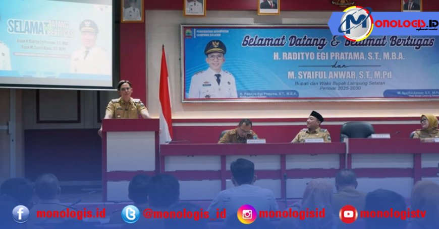Berikut Point Point Penting Bupati Egi Dalam Briefing Bersama OPD Lampung Selatan
