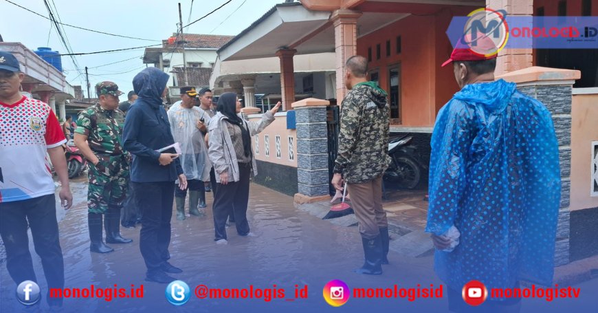 Wali Kota Bandarlampung Pantau Banjir di Panjang
