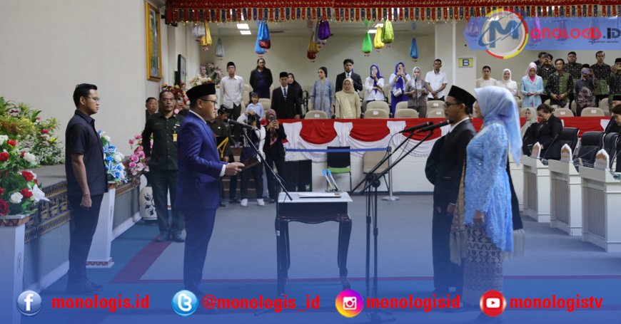 Ketua DPRD Lampung Lantik PAW 2 Anggota