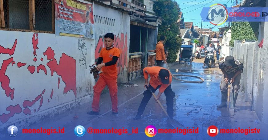 Wali Kota Bandarlampung Perintahkan OPD Bersihkan Lumpur dan Sampah Sisa Banjir