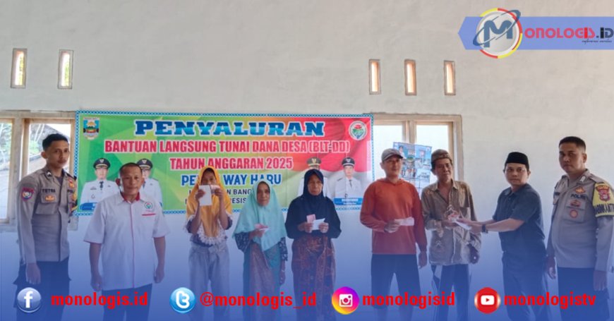 Pekon Wayharu Salurkan BLT-DD Tahap I 2025