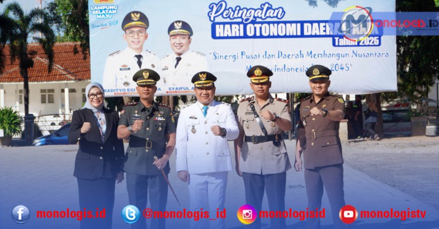 Pemkab Lampung Selatan  Peringati Hari Otda