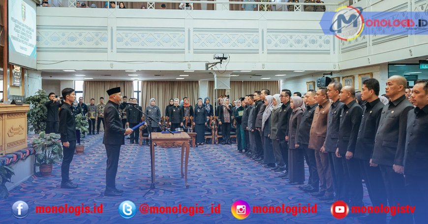 Lantik 59 Pejabat, Mirza Minta Optimalkan Pelayanan