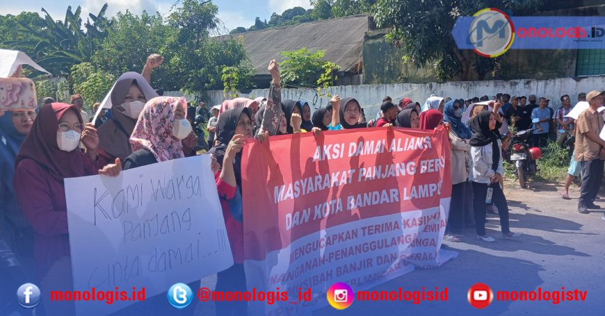 Aliansi Masyarakat Panjang Bersatu Tolak Provokasi Oknum Terkait Banjir