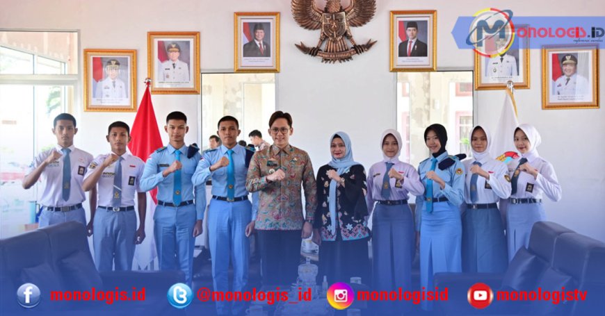 Ikuti Seleksi Tingkat Provinsi, Calon Paskibraka Lampung Selatan Dapat Dukungan Bupati