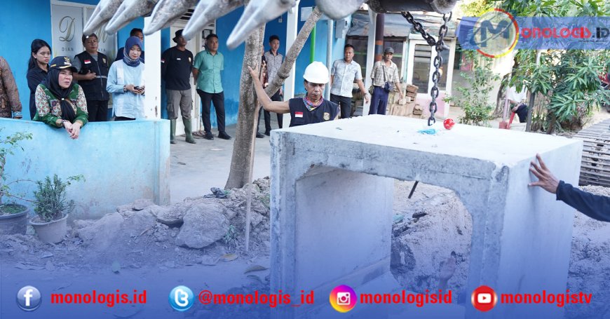Pantau Pemasangan Box Culvert, Wali Kota Bandarlampung Dibuat Kesal