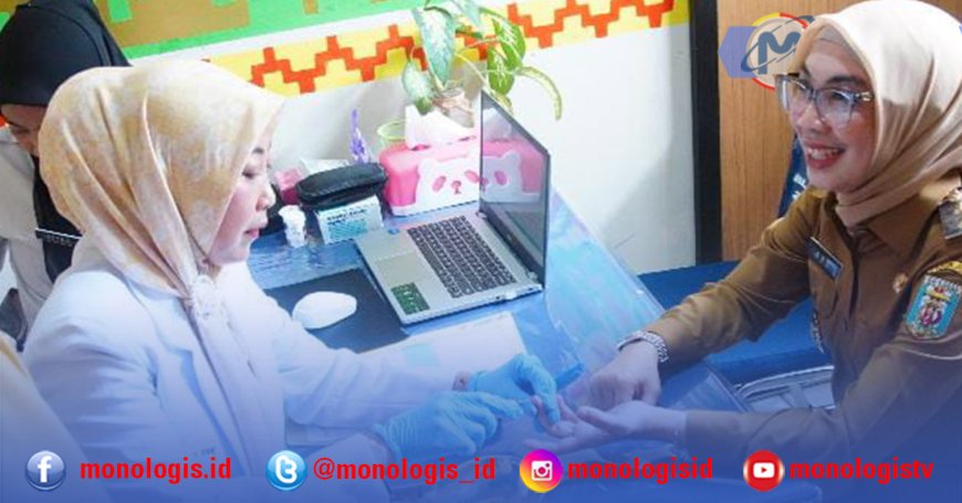 Ulang Tahun, Plt Bupati Waykanan Cek Kesehatan Gratis di Puskesmas Blambangan Umpu