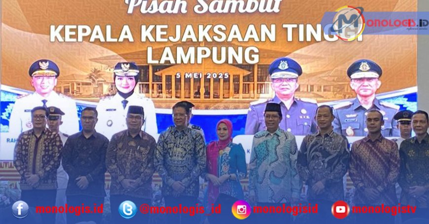 Warek Unila Hadiri Pisah Sambut Kajati Lampung
