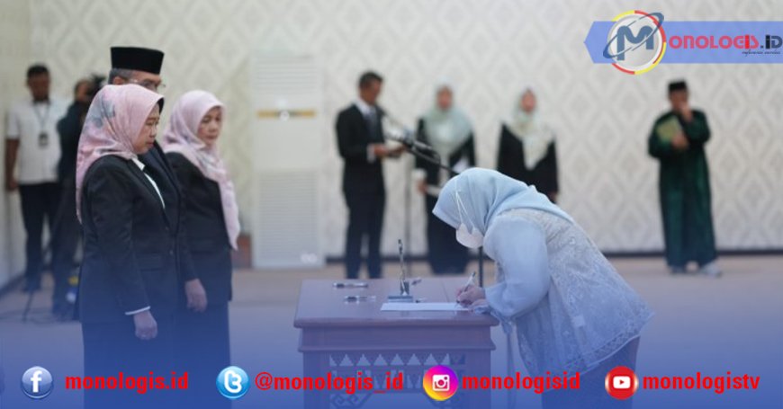 Rektor Unila Lantik 13 Pejabat Baru