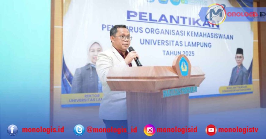 Unila Kukuhkan 37 Ormawa Tingkat Universitas
