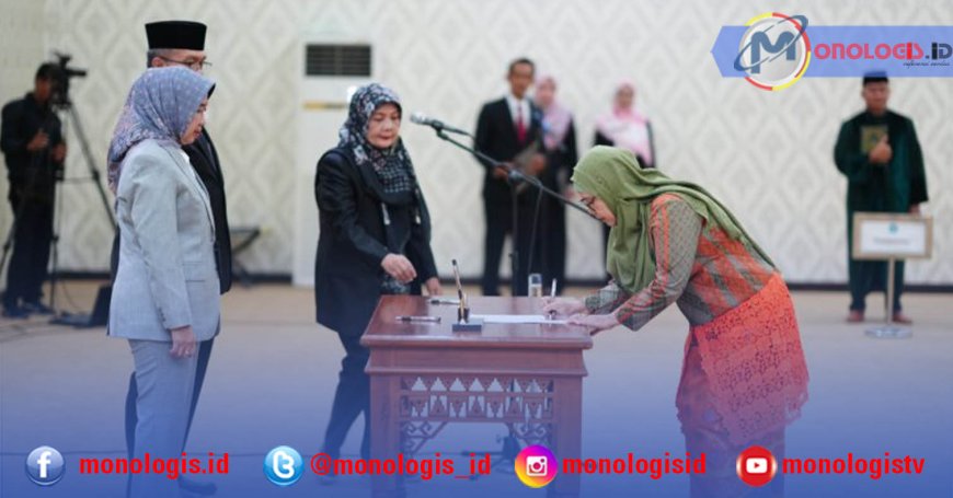Rektor Unila Lantik Pejabat Baru Tahap Tiga
