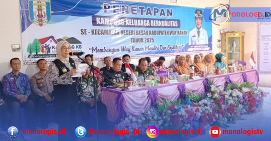 Plt Bupati Waykanan: Kampung KB Wujud Nyata Komitmen Meningkatkan Kesejahteraan Keluarga