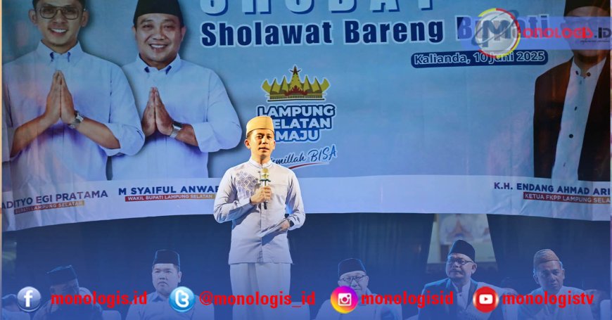 Ribuan Jemaah Padati Sholawat Bareng Bupati Egi